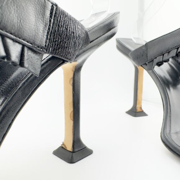 BY FAR‎ Black Square Toe Heels - Picture 10 of 11